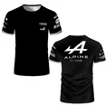 thumbnail image 2 of Traje de carreras de F1 2024 Nuevo equipo Alben Alpine Camiseta de cuello redondo de manga corta de verano Ropa deportiva informal para hombre, 2 of 4