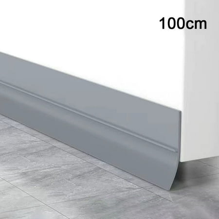 

1M Self-Adhesive Door Bottom Sealing Strip PVC Door Windshield Weather Strip Gray
