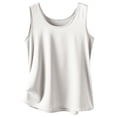 thumbnail image 4 of Silk Satin Tank Tops for Women Scoop Neck Sleeveless Camisole Tops Summer Basic Blouses, 4 of 5