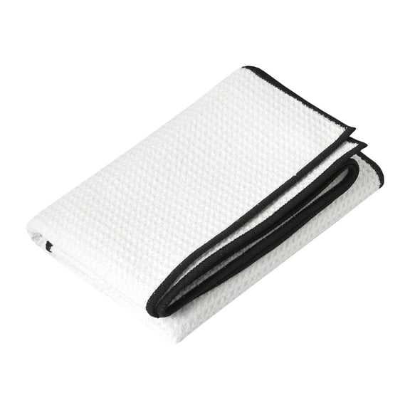 Athletic Works White Microfiber Golf Towel, 40x16" - Absorbent