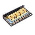 thumbnail image 1 of Pont Fixe de Guitare, Durable Outil de Chevalet Fixe de Guitare en Métal pour Ukulele 4 Cordes, 1 of 8