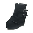 thumbnail image 2 of OKBOP Women's Wedges Shoes-Fashion Winter Christmas Warm Winter Boots for Women Chelsea Dress Shoes for Women Womens Boots, 2 of 7