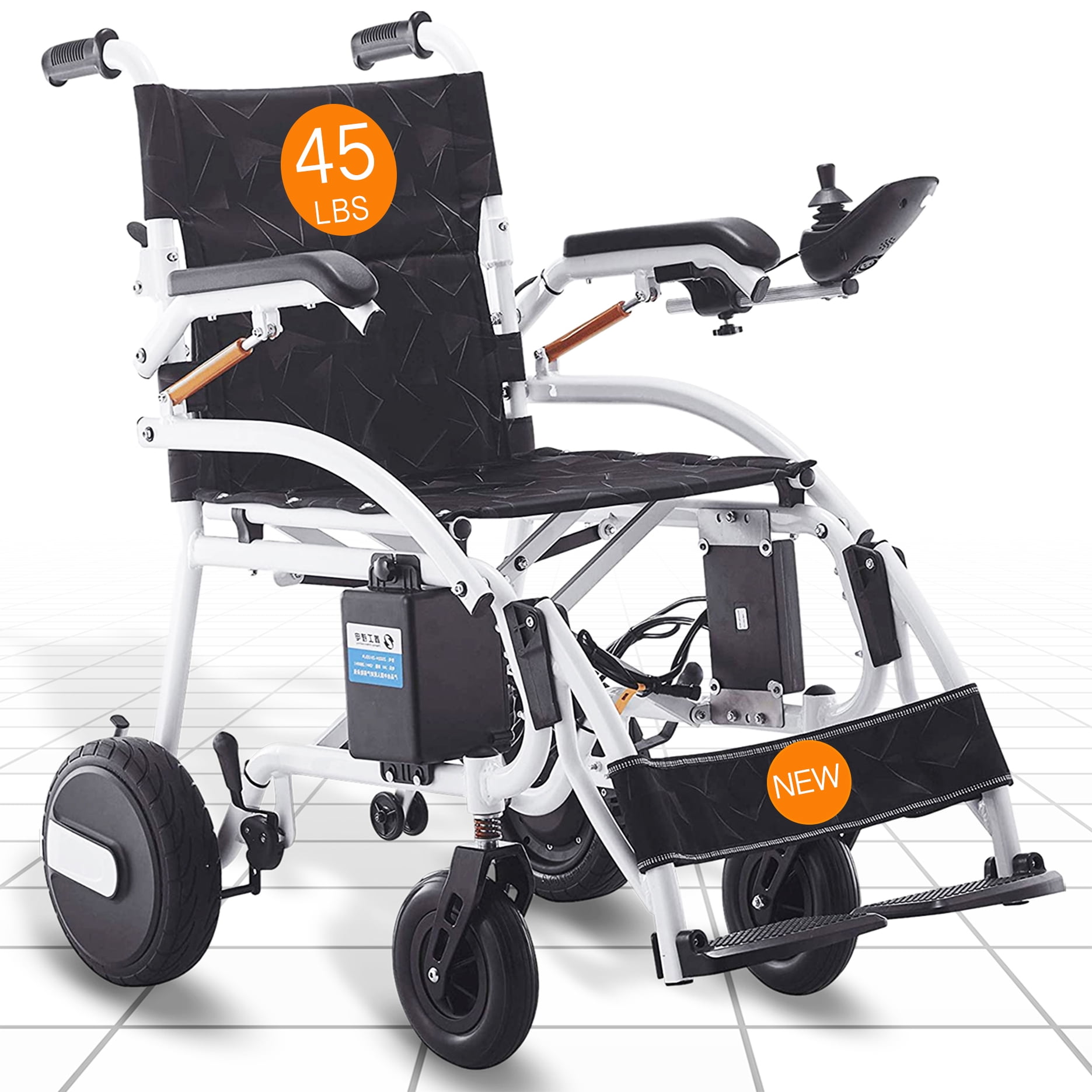 Ephesus L5 UltraLightweight (45 lbs) Electric Wheelchair, Portable