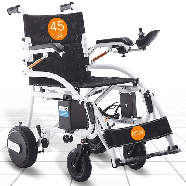 Ephesus L5 UltraLightweight (45 lbs) Electric Wheelchair, Portable and Foldable, Lightweight