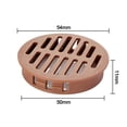 thumbnail image 1 of 20 Pcs Évents d'Air 50 Mm/2 Po Évents Ronds d'Armoire Couvercle d'Évent de Soffite Couvercle de Trou en Maille, 1 of 6