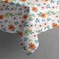 thumbnail image 5 of Pioneer Flower Floral Print Pattern Square Tablecloth, Waterproof Wipeable Spillproof Washable Table Cover for Home Kitchen Party and Daily Decor 60"x60", 5 of 6
