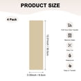 thumbnail image 3 of Uxcell 4 Hojas de Vinilo Puff 3D Transferencia de Calor 12x3.4 Pulgadas Beige para Camisetas y Proyectos de Tela DIY, 3 of 7