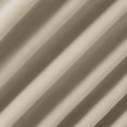 thumbnail image 4 of Sun Zero Amherst Velvet Noise Reducing Thermal Extreme 100% Blackout Back Tab/Rod Pocket Curtain Panel, Ecru, 50"W x 84"L (1 Panel), 4 of 10
