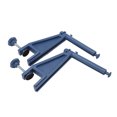 thumbnail image 1 of Table Tennis Adjustable Screw Clamp Post Kit, Table Tennis Net With Clamp Post High Tension Firm Dense Stable  For Training Bleu, 1 of 8