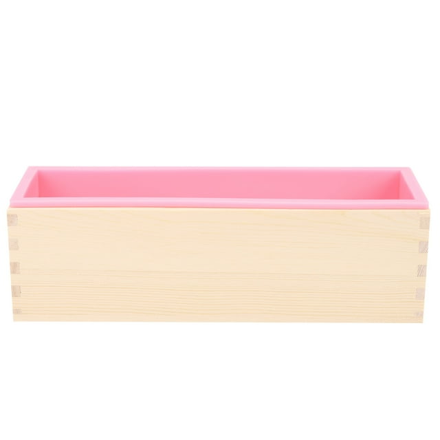 1200G Diy Soap Wooden Box Silicone Liner Rectangular Loaf Swirl Tool Diy Soap Candle Mold Mold Making Tool