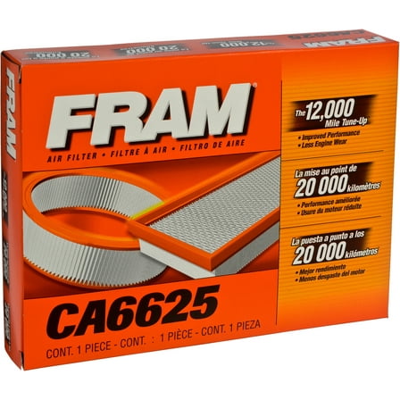 FRAM Extra Guard Air Filter, CA6625 for Select Chevrolet and Pontiac Vehicles Fits select: 1989-1993 CHEVROLET BERETTA, 1990-1993 CHEVROLET CORSICA