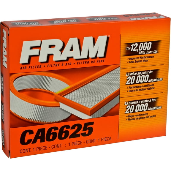 FRAM Extra Guard Air Filter, CA6625 for Select Chevrolet and Pontiac Vehicles Fits select: 1989-1993 CHEVROLET BERETTA, 1990-1993 CHEVROLET CORSICA