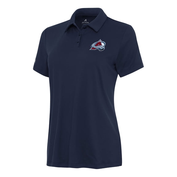 Women's Antigua Navy Colorado Avalanche Reprocess Polo