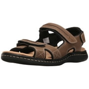 Dockers Men’s Newpage Sporty Outdoor Sandal Shoe,Dark Tan, 10 M US