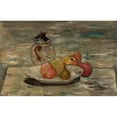 thumbnail image 2 of Tadeusz Makowski 14x11 Gold Ornate Wood Frame and Double Matted Museum Art Print Titled - Still Life with a Beaten Jug (1925), 2 of 4