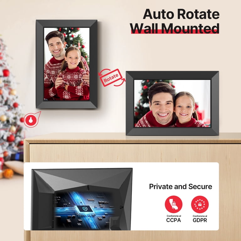 TEMASH Frameo 10.1 Inch WiFi Digital Picture Frame photo 7