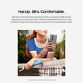 thumbnail image 4 of Funda de silicona para Samsung Galaxy Z Fold 6 con soporte, color blanco, 4 of 6