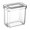 B, variant on Refrigerator Storage Box with Lid, Clear Food-Grade Fresh-Keeping Container for Kitchen, Vegetable and Fruit Sorting Organizer Bins for Fridge Crisper Drawer