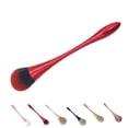 thumbnail image 3 of homeholiday Electroplating Handle Cosmetic Foundation Blusher Face Blush Powder Brushes Portable Soft Fiber Brush Makeup Tools, 3 of 9