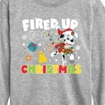 thumbnail image 3 of Paw Patrol - Fired Up For Christmas - Toddler And Youth Long Sleeve Graphic T-Shirt, 3 of 6