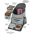 thumbnail image 3 of Mobile Dog Gear Weekender Backpack with Food Carriers and Bowls, Gray, 10 lb Limit, 3 of 4