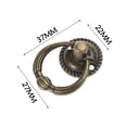 thumbnail image 2 of AOOOWER Cabinet Ring Handle Mini Retro Drawer Pull for Creative Decor Small Furniture Ha, 2 of 21