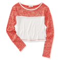 thumbnail image 1 of Suéter recortado Colorblock Aeropostale para mujer rojo extragrande, 1 of 2