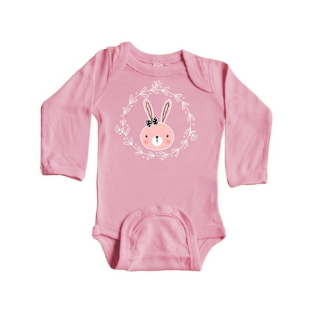 

Inktastic Easter Bunny Girls Outfit Gift Baby Girl Long Sleeve Bodysuit