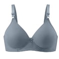 thumbnail image 6 of Byworldtasic Women's Wireless Bra Ribbed Soft Cup Non Padded Comfort Bra, Adjustable Straps Everyday Wear Bralette, 6 of 8