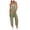 Green, variant on Conairie Overalls For Womens Solid Color Adjustable Straps Jumpsuits Straight Leg Pants With Pockets Black L