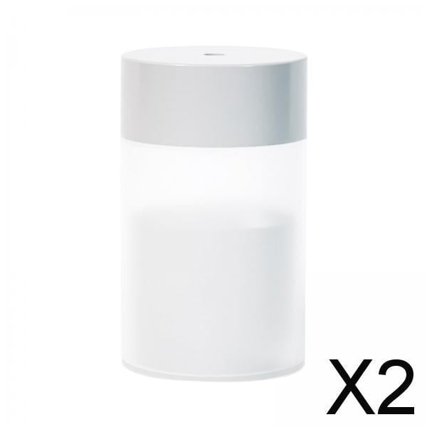 Purificador de Aire Portátil USB perfecl 6 Recipientes de 260ml Refrescante Ideal para Viajes en Coche Funcionamiento Silencioso 2 piezas