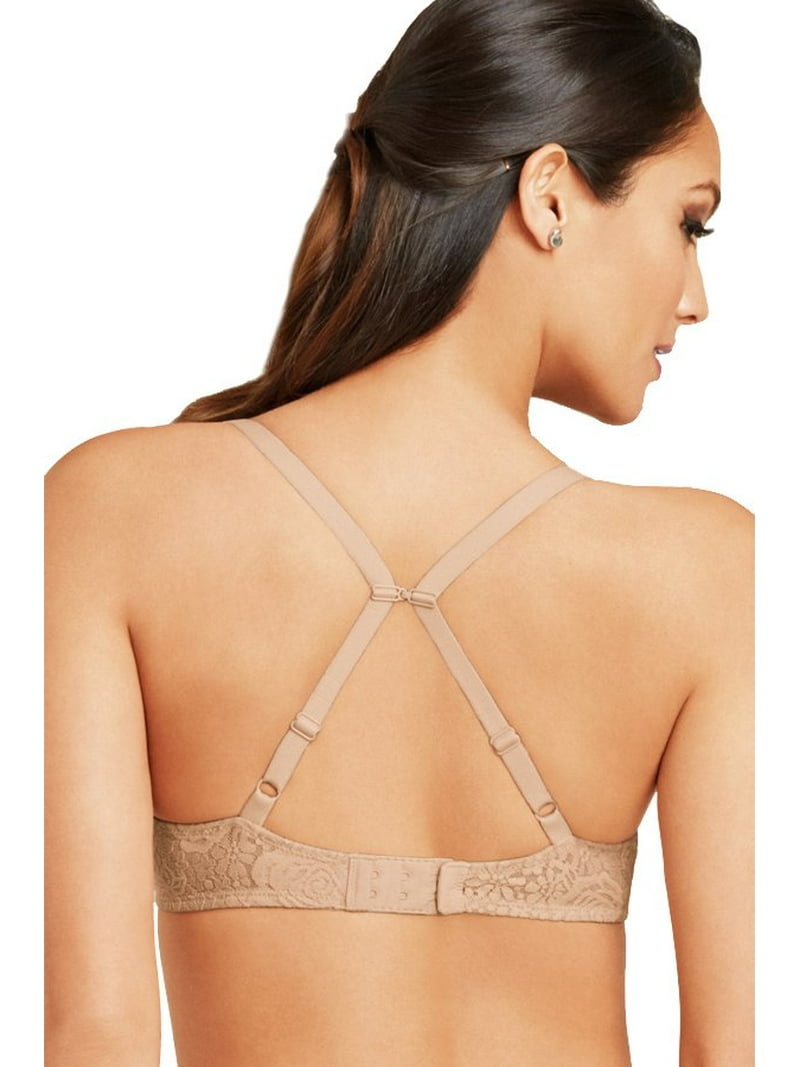 wacoal women's halo lace underwire bra 851205 naturally nude bra
