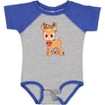 thumbnail image 3 of Inktastic Cute Christmas Reindeer with Christmas Lights Boys or Girls Baby Bodysuit, 3 of 5