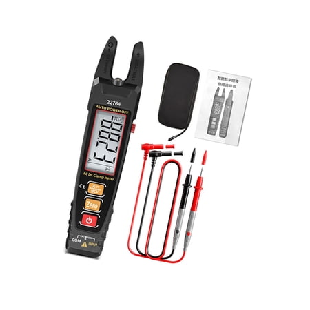 YIEMEEN Digital Clamp Meter U Shape Clamp Type Digital Multimeter With Clear LCD Display
