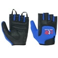 thumbnail image 3 of BTR Born To Race Fingerless Leather Palm Gloves for Children, Blue, 8-Piece, 3 of 10