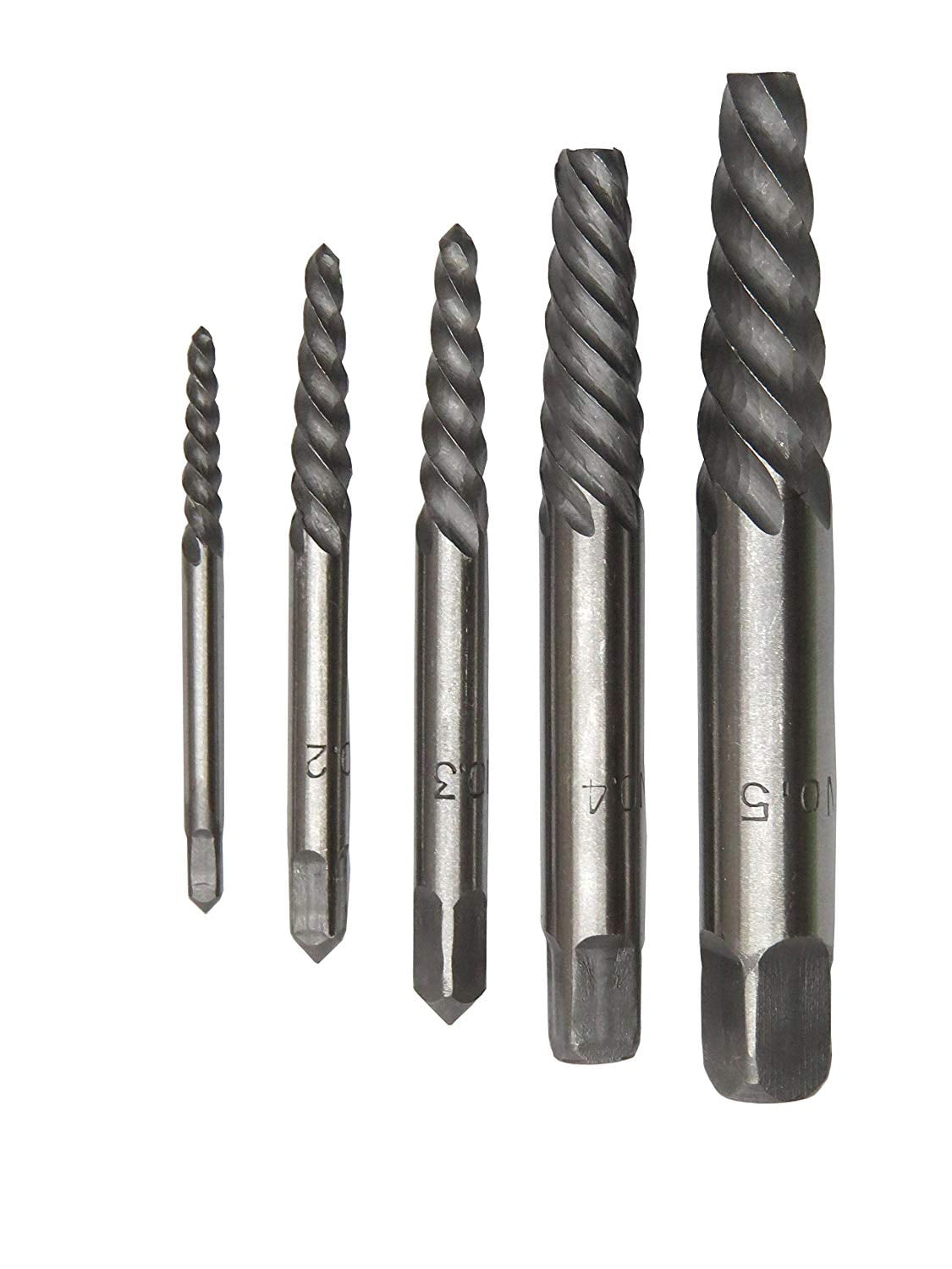 5 Piece Carbon Steel Screw Drill Bit 