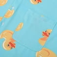 thumbnail image 3 of Men'S Hawaiian Shirt Summer Tropical Funny Print Button Short Sleeve Blue Duck Size S, 3 of 6