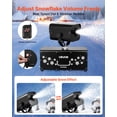 thumbnail image 4 of VEVOR Snow Machine, 1200W 90° Shaking Head Snow Maker with Wireless Remote Control, High Output Snowmaking Machine Coverage up to 12 ㎡, 4 of 9