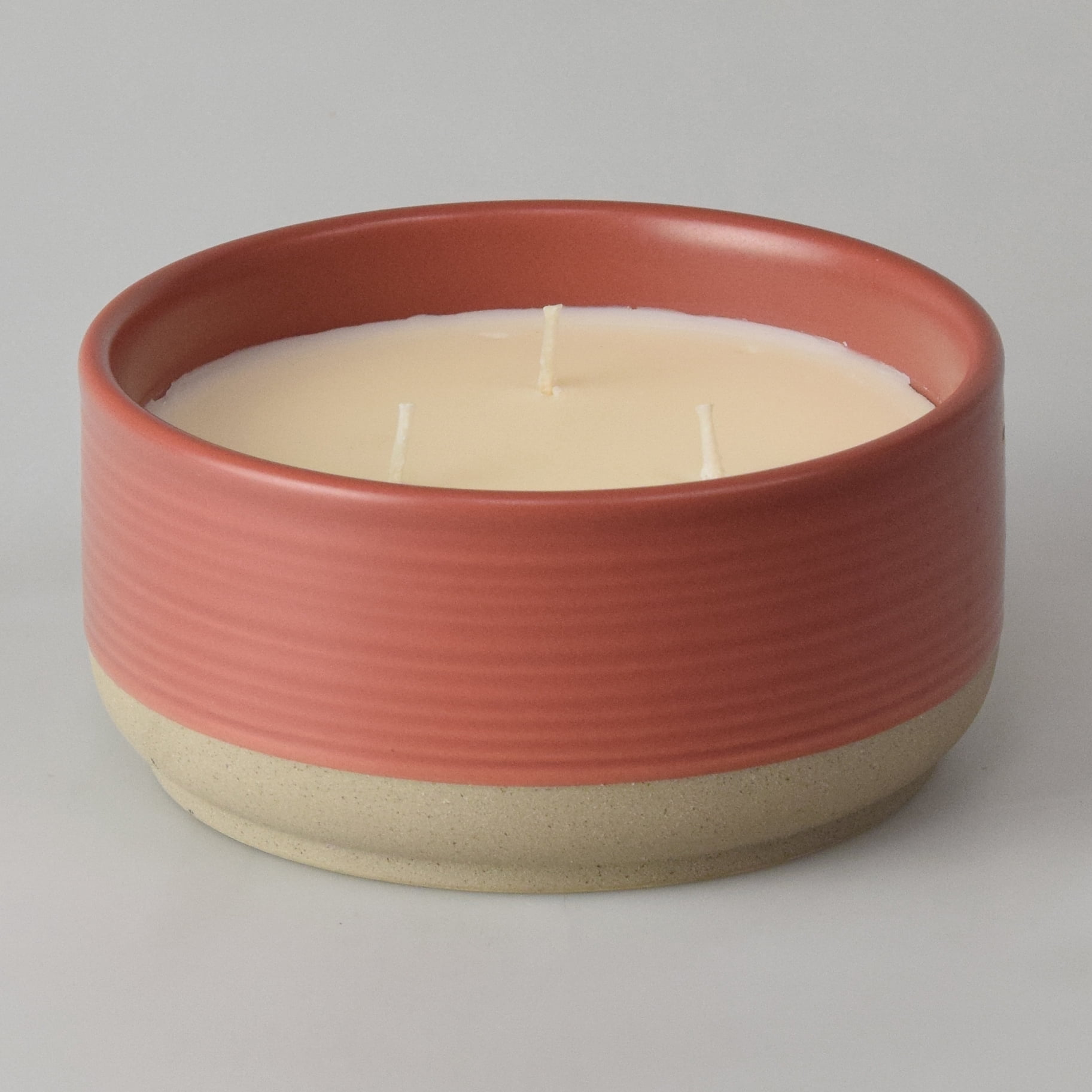 Better Homes & Gardens Farm Apple Pumpkin Scented 16oz Ceramic Dish 3-Wick Candle