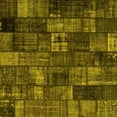 thumbnail image 1 of Ahgly Company Machine Washable Indoor Square Patchwork Yellow Transitional Area Rugs, 8' Square, 1 of 4
