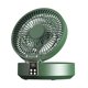 thumbnail image 3 of Ventilador portátil con luz de ventilador de escritorio plegable, con ventiladores de escritorio ajustables a distancia para ventilador de escritorio Verde Soledad ventilador de mesa, 3 of 10