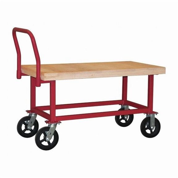 Durham Mfg Height Platform Truck,Overall 51-9/16" L WHPT-WD-2448-8MR-17T