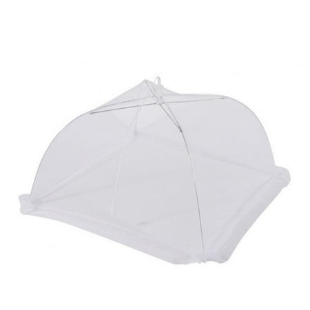 Food Covers Tent Umbrella  Collapsible and Reusable Picnic Mesh Food Net Cover  Pop-up Umbrella Mesh Food Tents  for Outdoors (14 x 14inches)