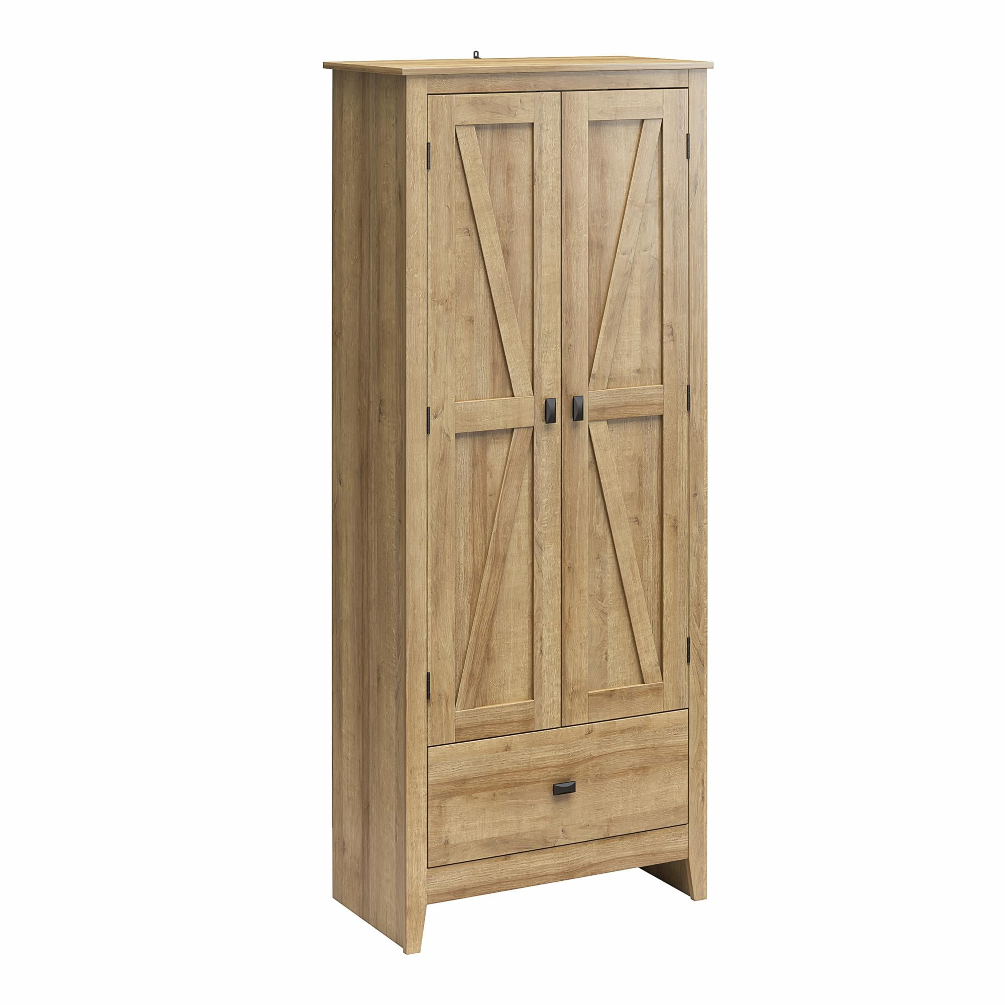 Farmington 30" Wide Storage Cabinet, Natural
