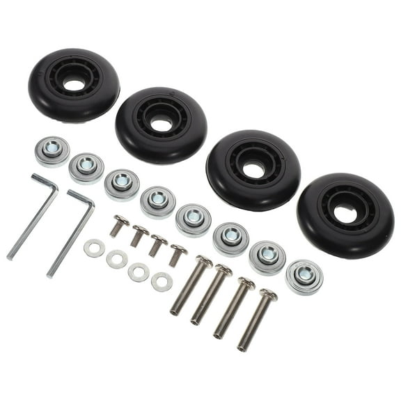 Worgeous 4pcs Replacement Wheels Luggage Suitcase Wheels Trunk Wheels Universal Wheel For Luggage Suitcase Trolley Spare Parts