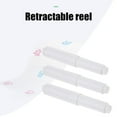 thumbnail image 4 of Bearachild Toilet Paper Roll Holder Retractable Napkin Household Spindle Organizer Loaded Storage Roller Tissues Stick Spring Bathroom Type3 NO3 Bearachild HA7633-00B, 4 of 6