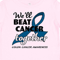 thumbnail image 4 of Inktastic We'll Beat Cancer Together- Colon Cancer Awareness Boys or Girls Baby T-Shirt, 4 of 5
