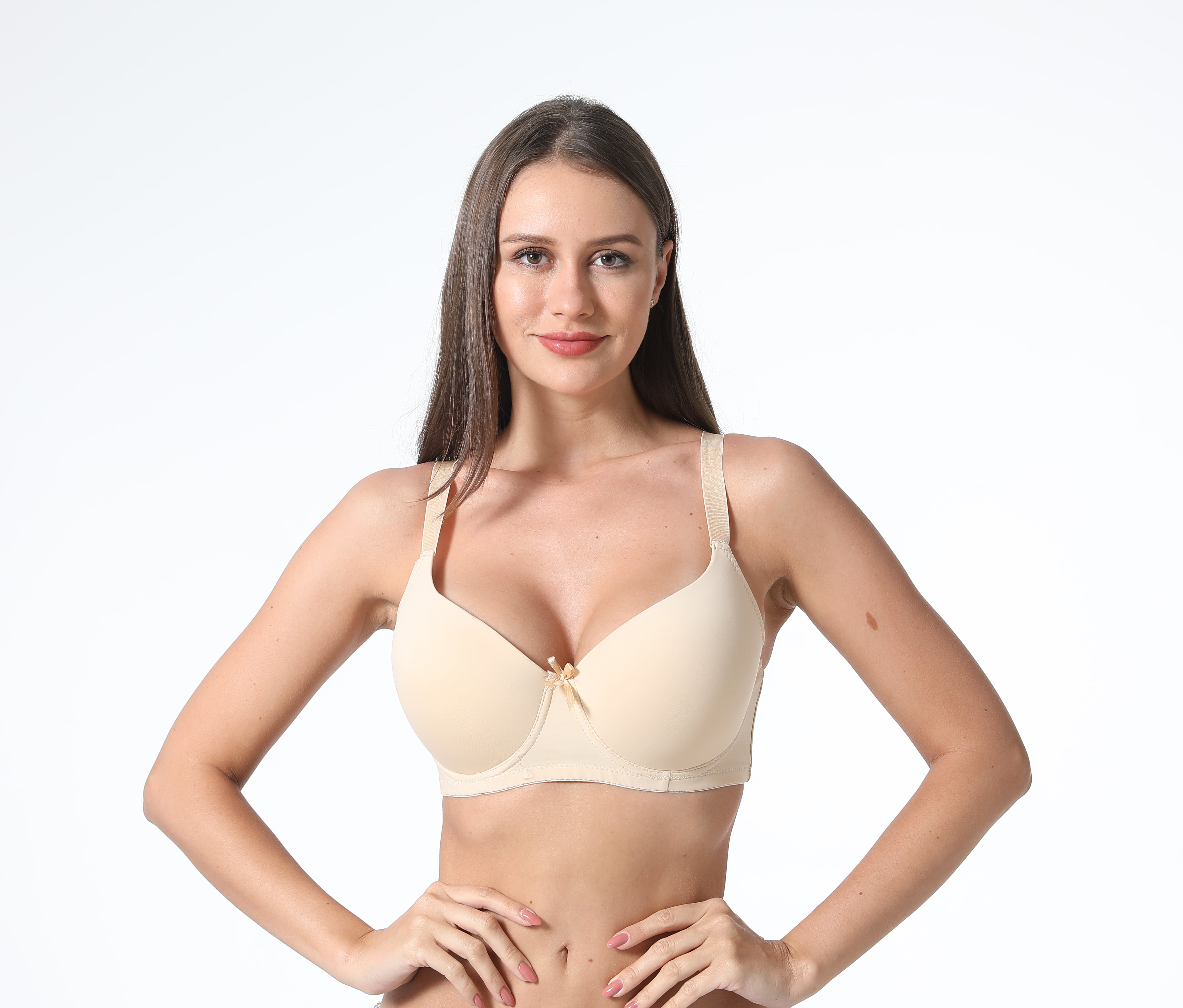 Women Bras 6 pack of T-shirt Bra B cup C cup D cup DD cup Size 36D (6843) 