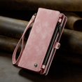 thumbnail image 7 of K-Lion for iPhone 15 Pro Max Wallet Case ,Luxury Magnetic PU Leather Zipper Purse 2 in 1 Design Shockproof Flip Case Card Slot Kickstand Phone Cover with Lanyard for Women Men ,pink, 7 of 7