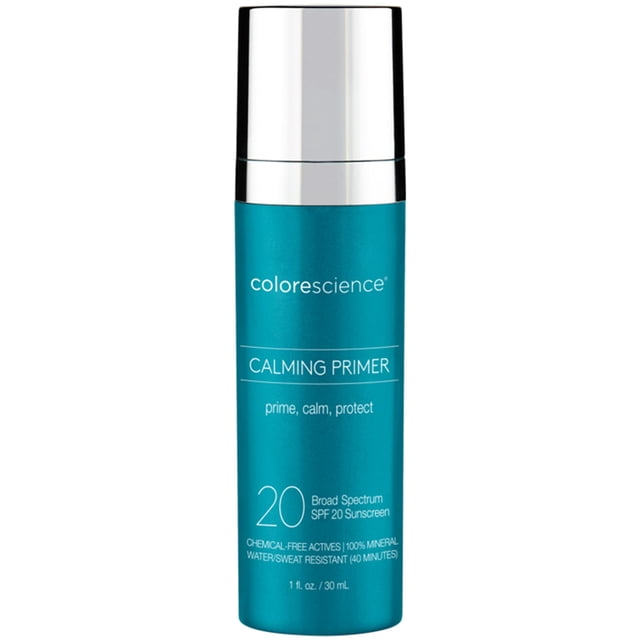 Primer facial Colorescience, calmante y perfeccionador, 30 ml, SPF20